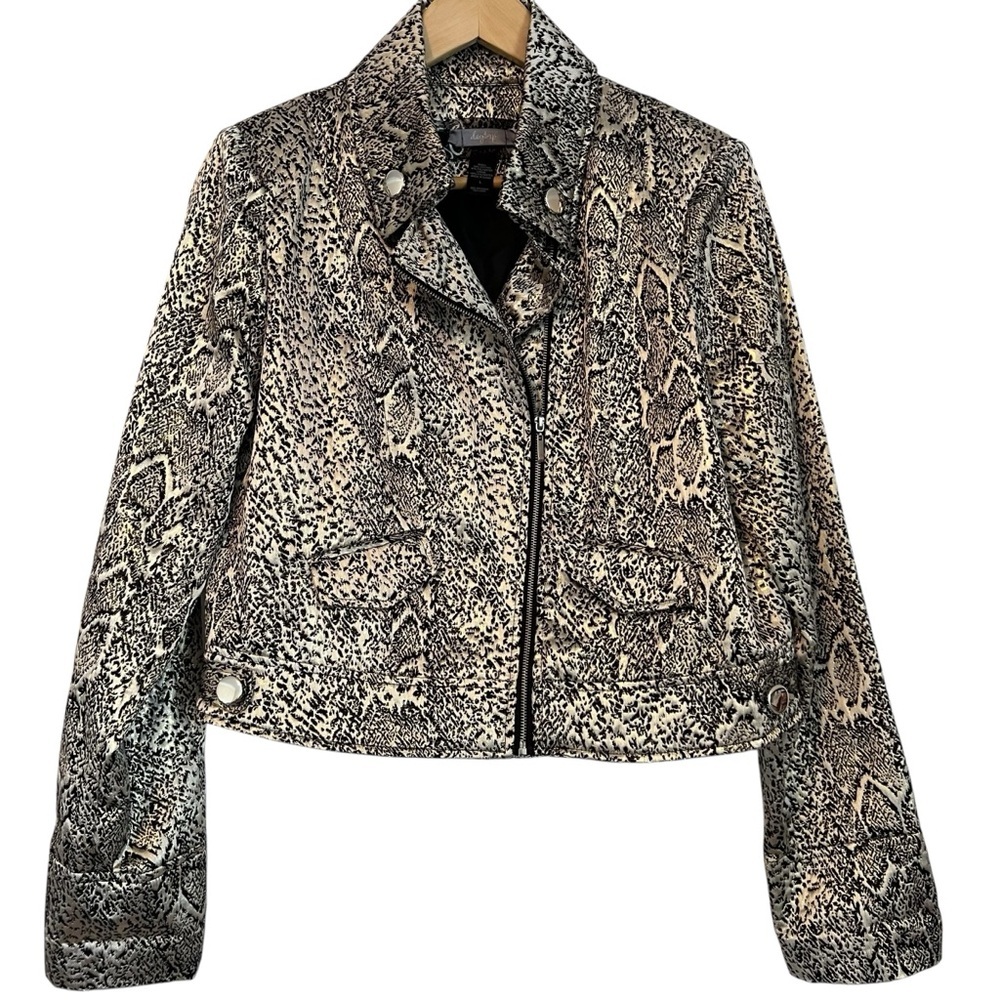Buckle Daytrip Women's Snake Print Metallic Jacket - Picture 3 of 9